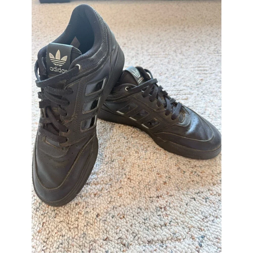 Adidas Drop Step Retro Basketball Style Sneakers in Black Size 10.5